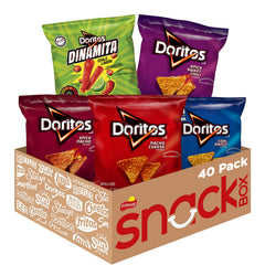 Doritos Nacho Cheese bags shown for quick, tasty lunchbox cravings
