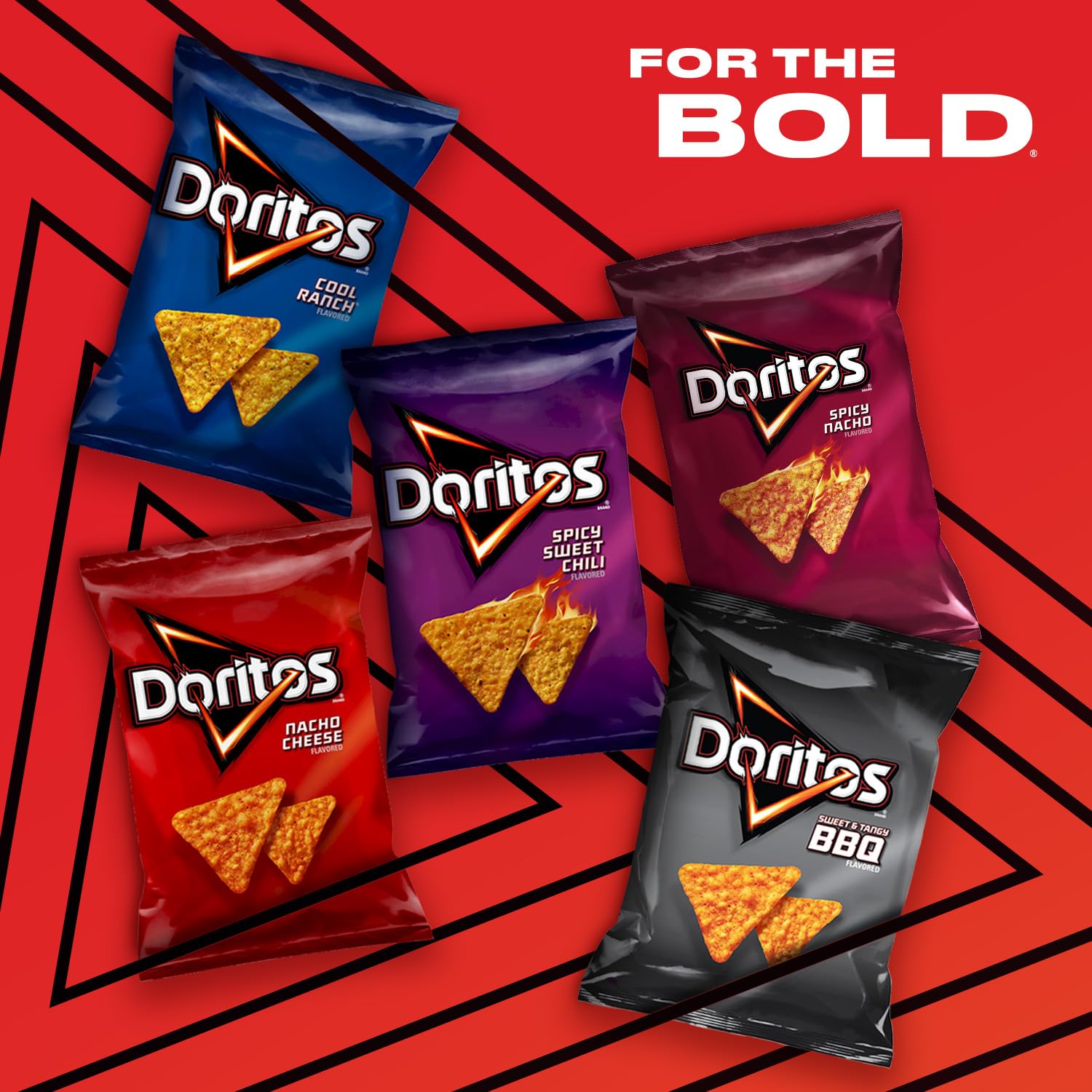 Doritos Spicy Nacho bags perfect for game night snacking