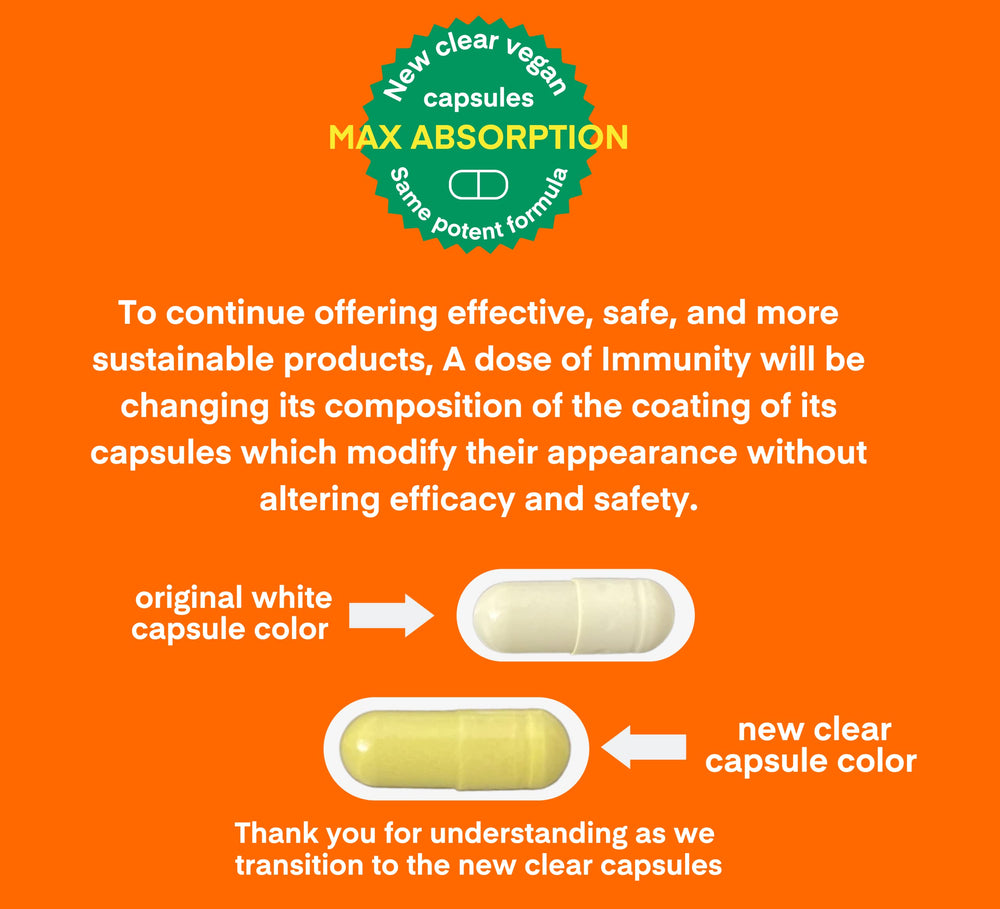 Dispensing Dose + Remedy Immunity Quercetin capsules for convenient use.