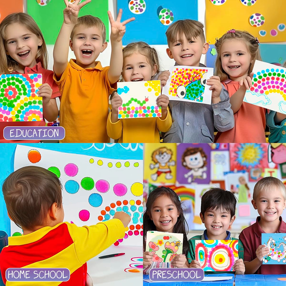 DOSEWART art activities like bingo daubing and dot painting.