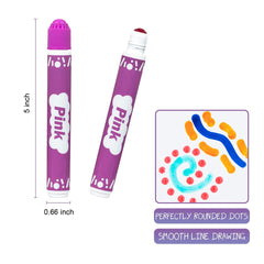 DOSEWART dot markers with washable ink for easy cleanup after crafting.