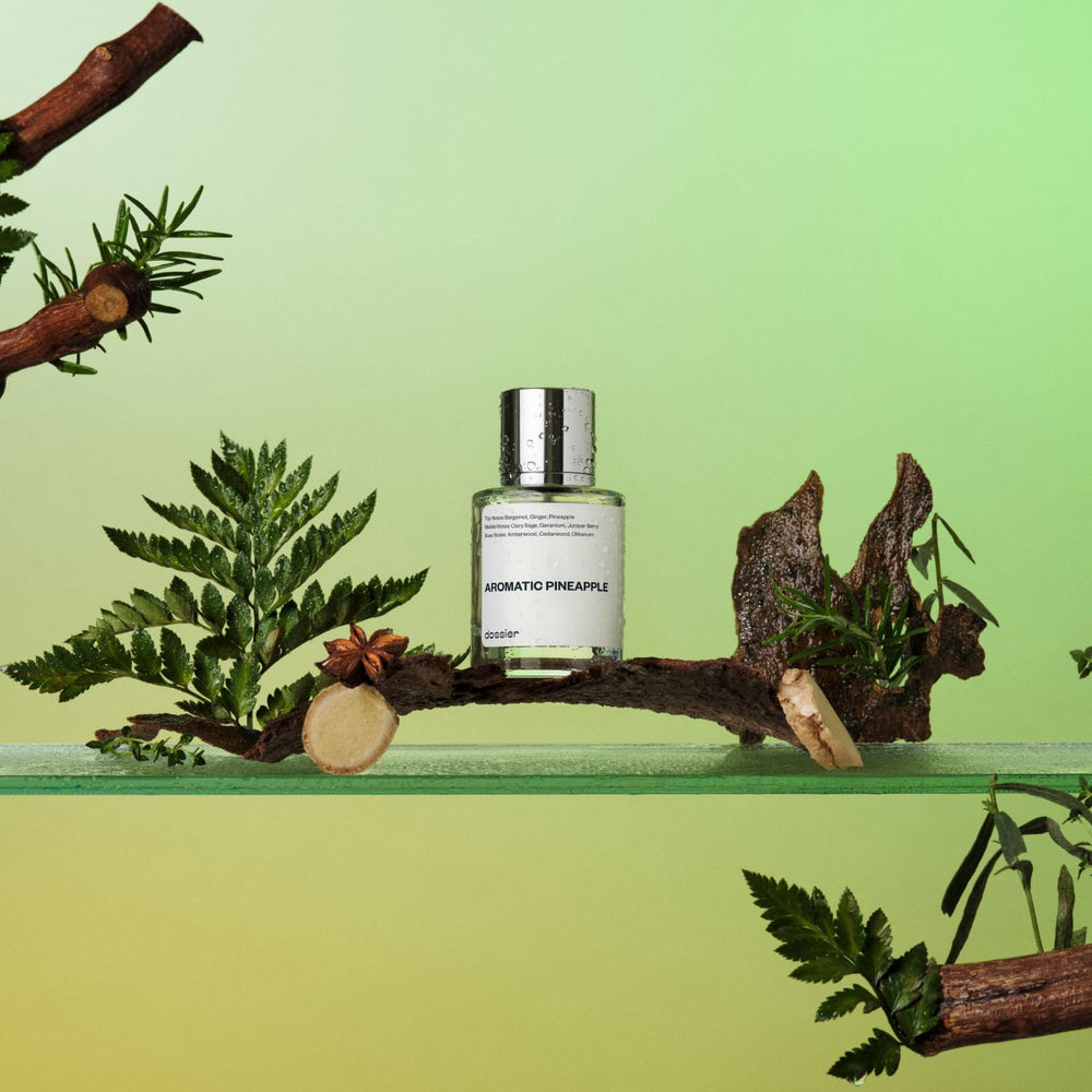 Dossier Aromatic Pineapple packaging box conveys value and gifting appeal for him