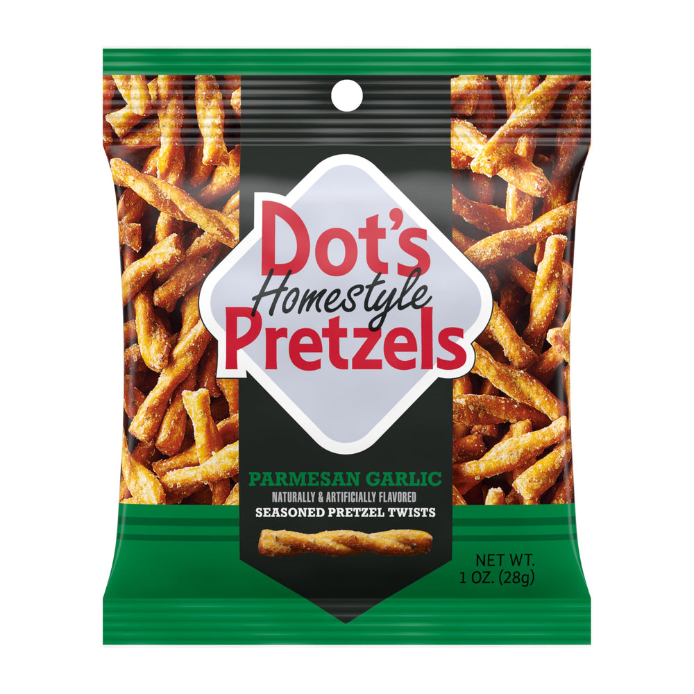 Dot's Parmesan Garlic Twists crumbled to coat fish or chicken for a savory crust.