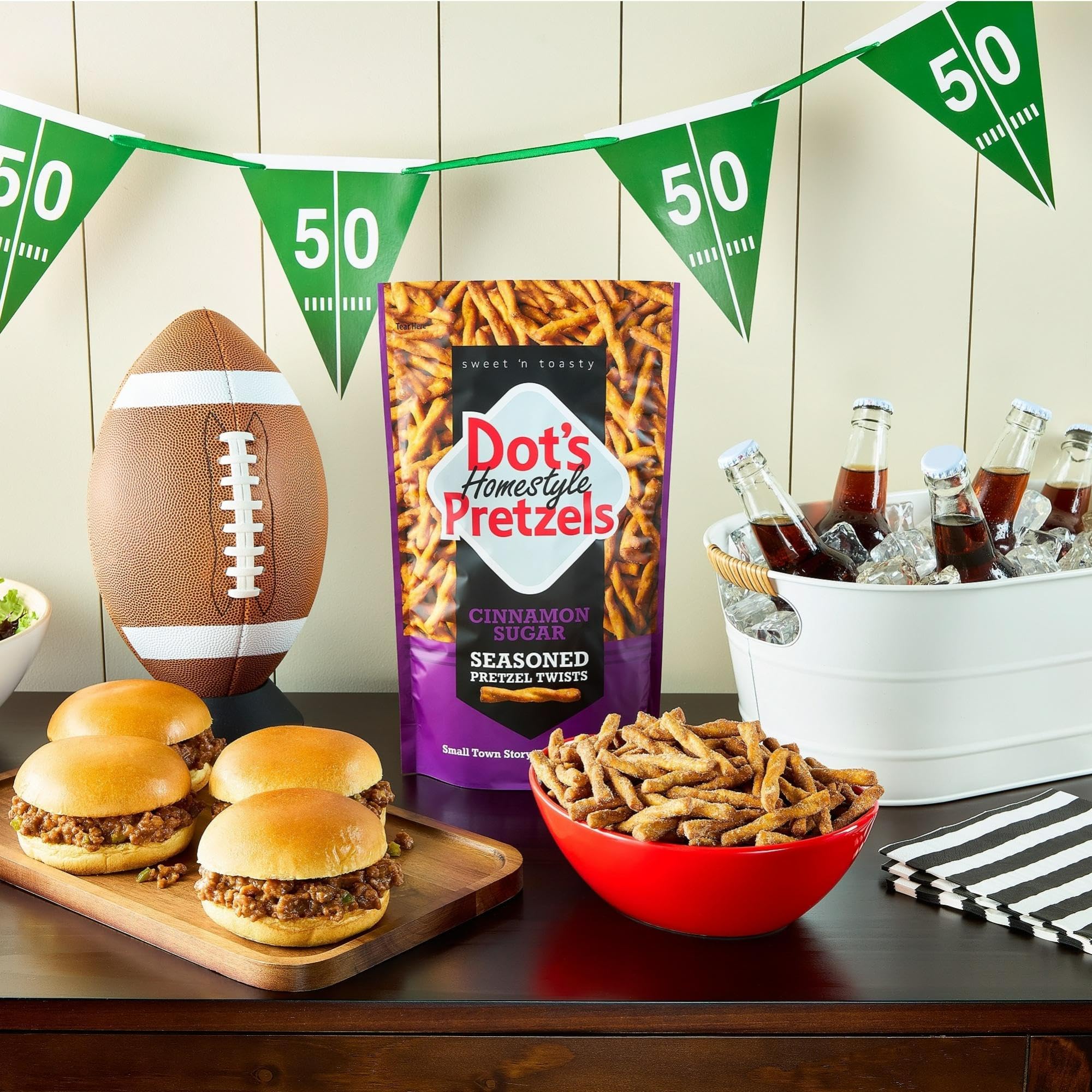 Dot's Pretzels bring crunch to party platters and tables.