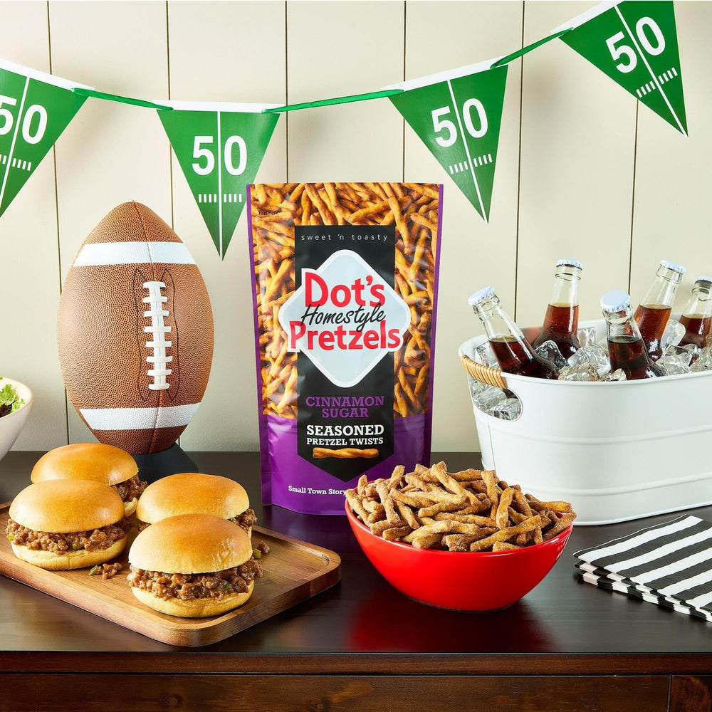 Dot's Pretzels bring crunch to party platters and tables.
