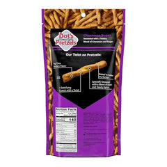 Dot's Cinnamon Sugar Pretzel Twist with signature seasoning for sharing.