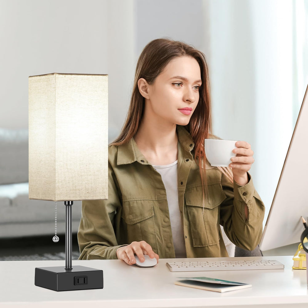 Dott Arts versatile bedside lamp for bedrooms, living rooms, and offices.