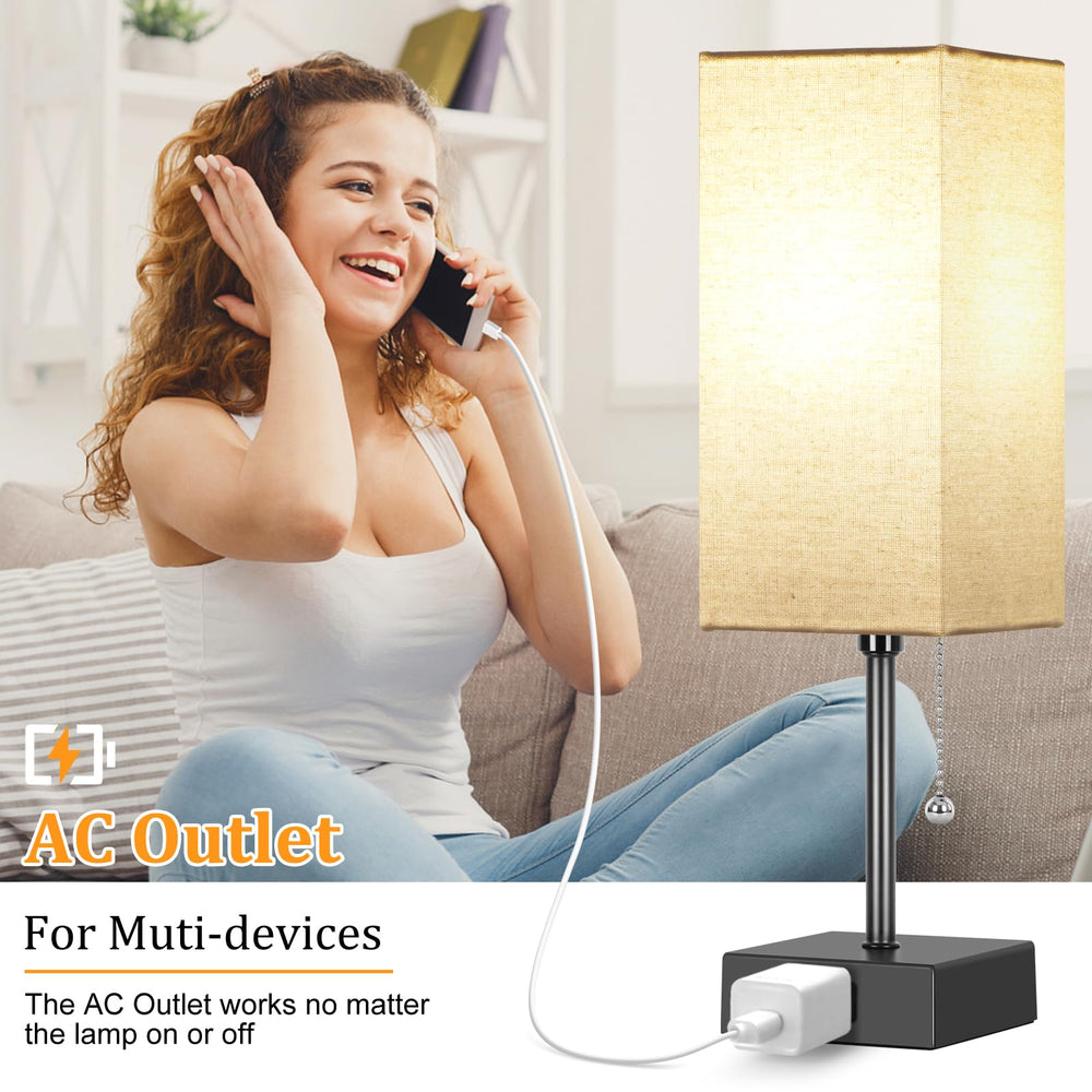 Dott Arts pull-chain lamp offers easy color mode switching.
