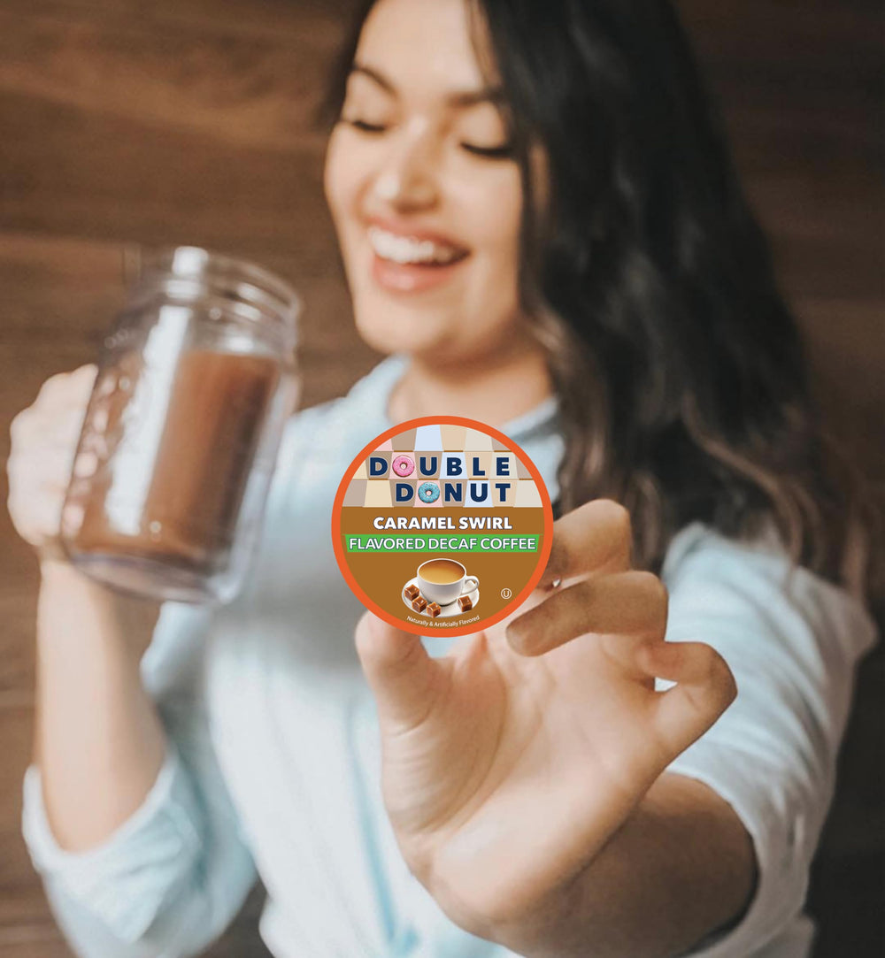 Double Donut Keurig-compatible pods fit most brewers.
