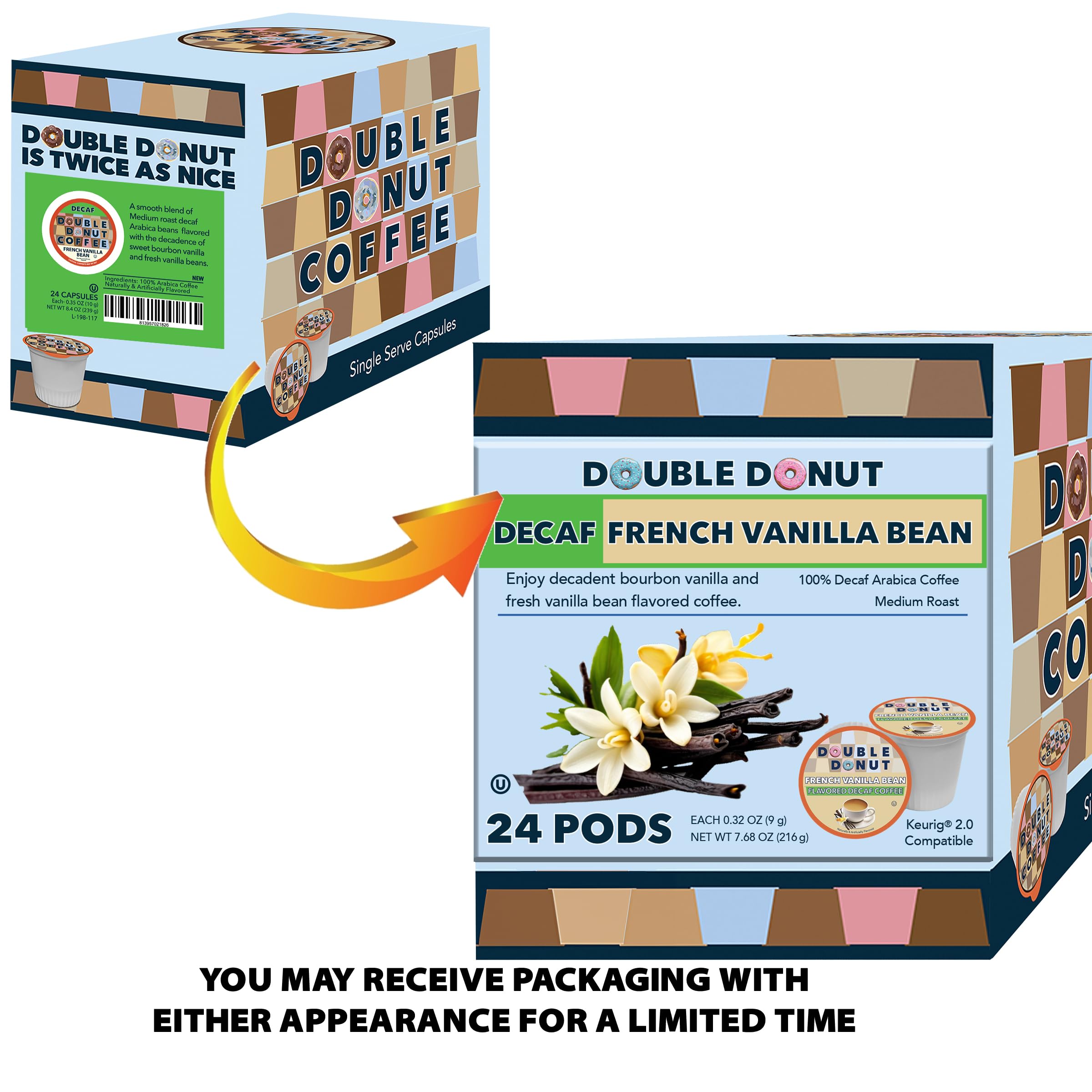 Double Donut office coffee pod for conference rooms with convenient single-serve brewing.