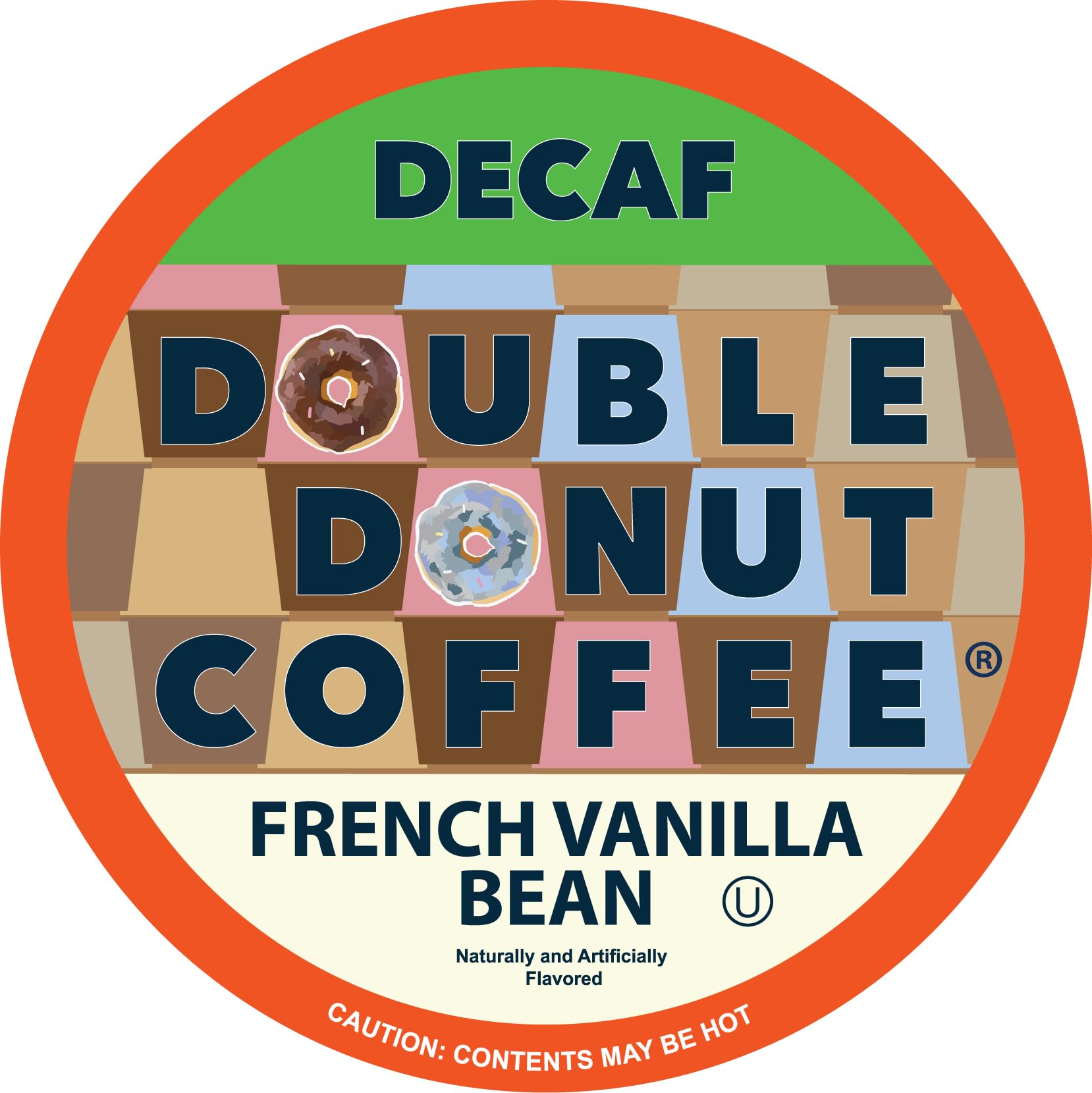 Double Donut vanilla bean aroma pod image highlights rich notes ideal for evening coffee moments.