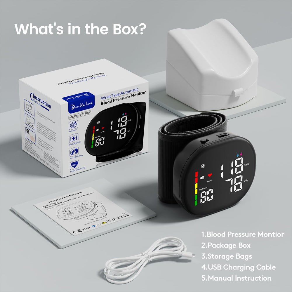 Double love monitor is lightweight at 113 g with a protective case for travel.