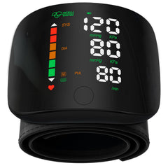 Double Love wrist blood pressure monitor with LED display for quick at-a-glance readings.