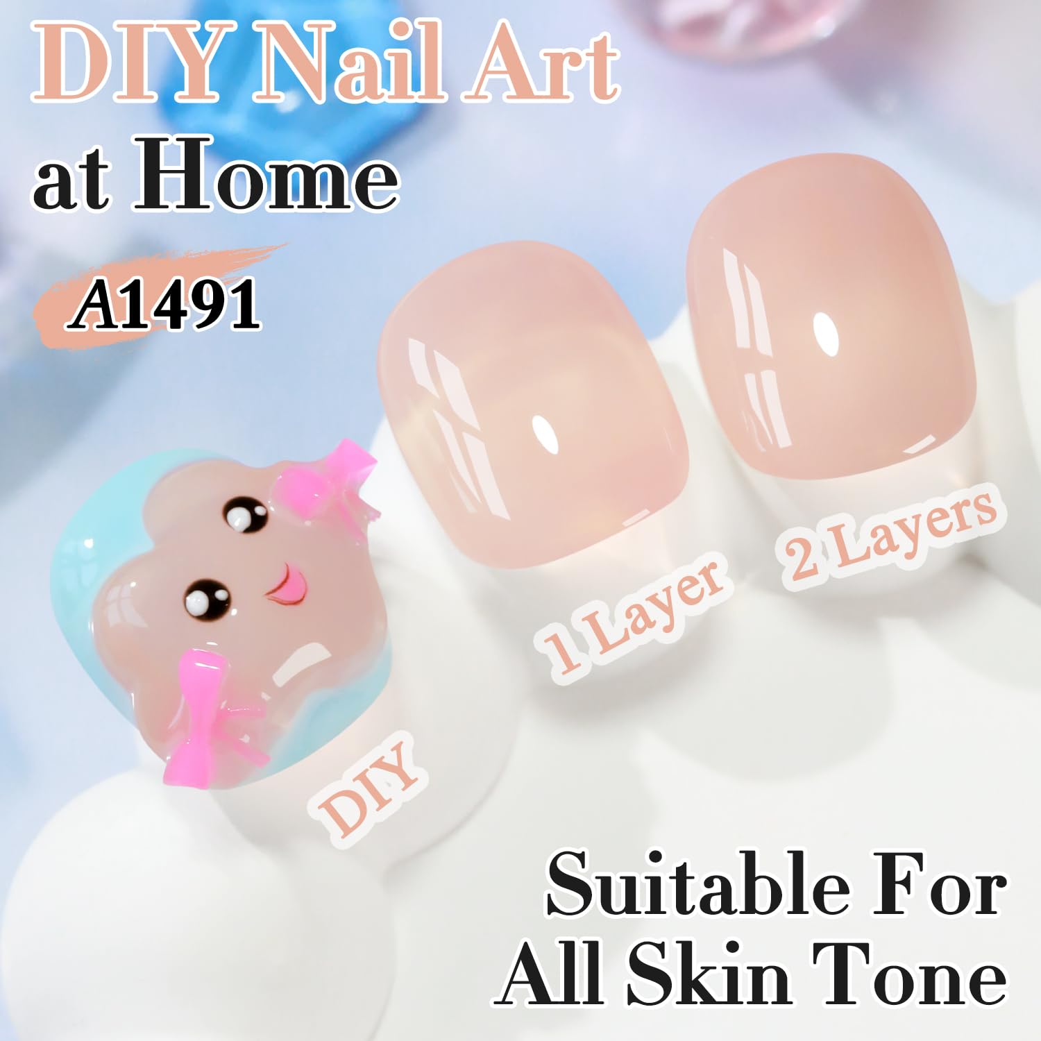 Double Rhythm 15ml closeup highlights compact gel polish for easy DIY application