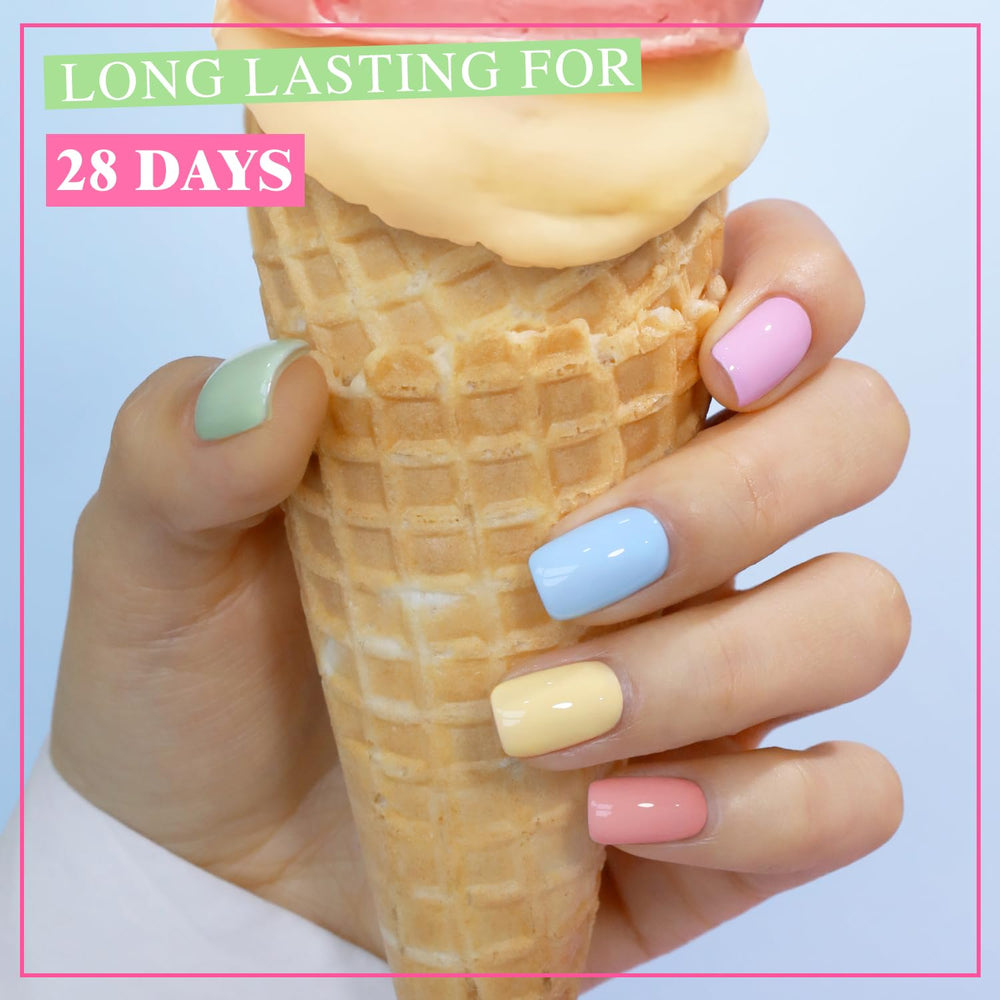 At-home nail art setup with multiple color options