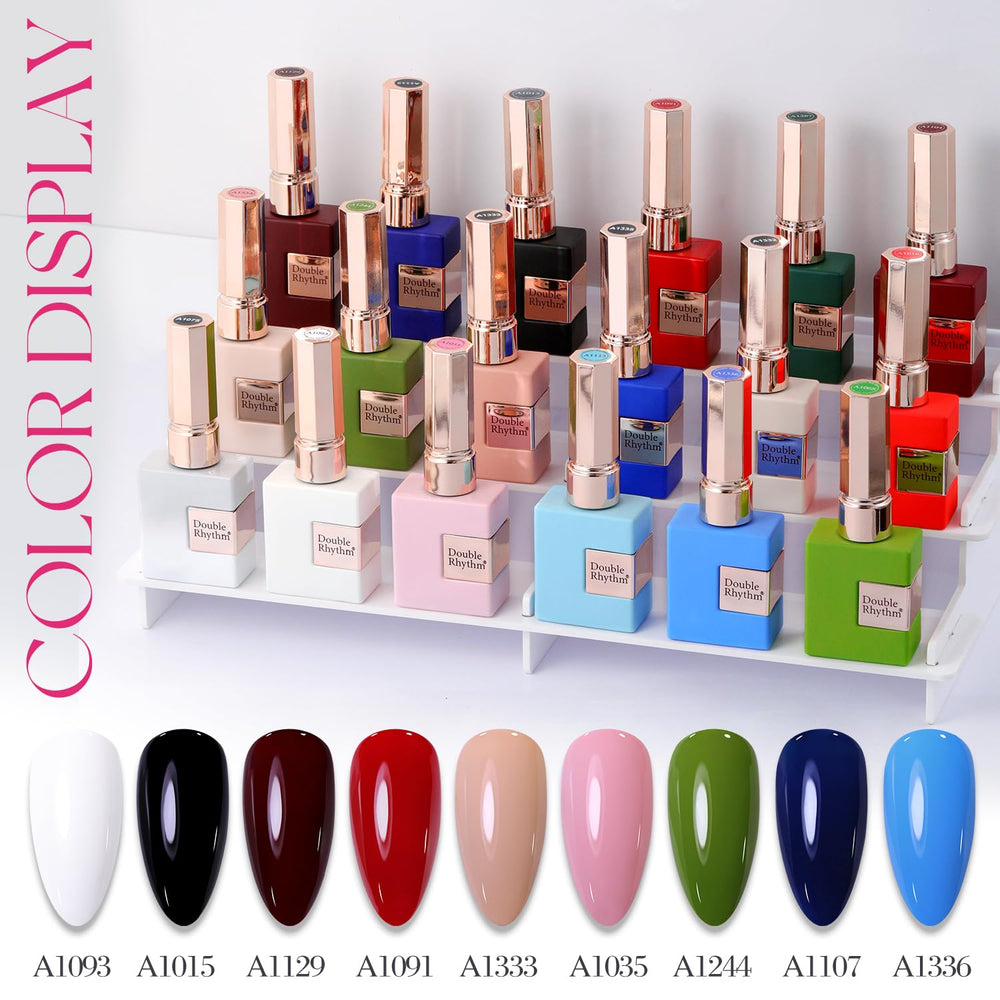 At-home salon vibe with Double Rhythm gel polish for DIY manicures.
