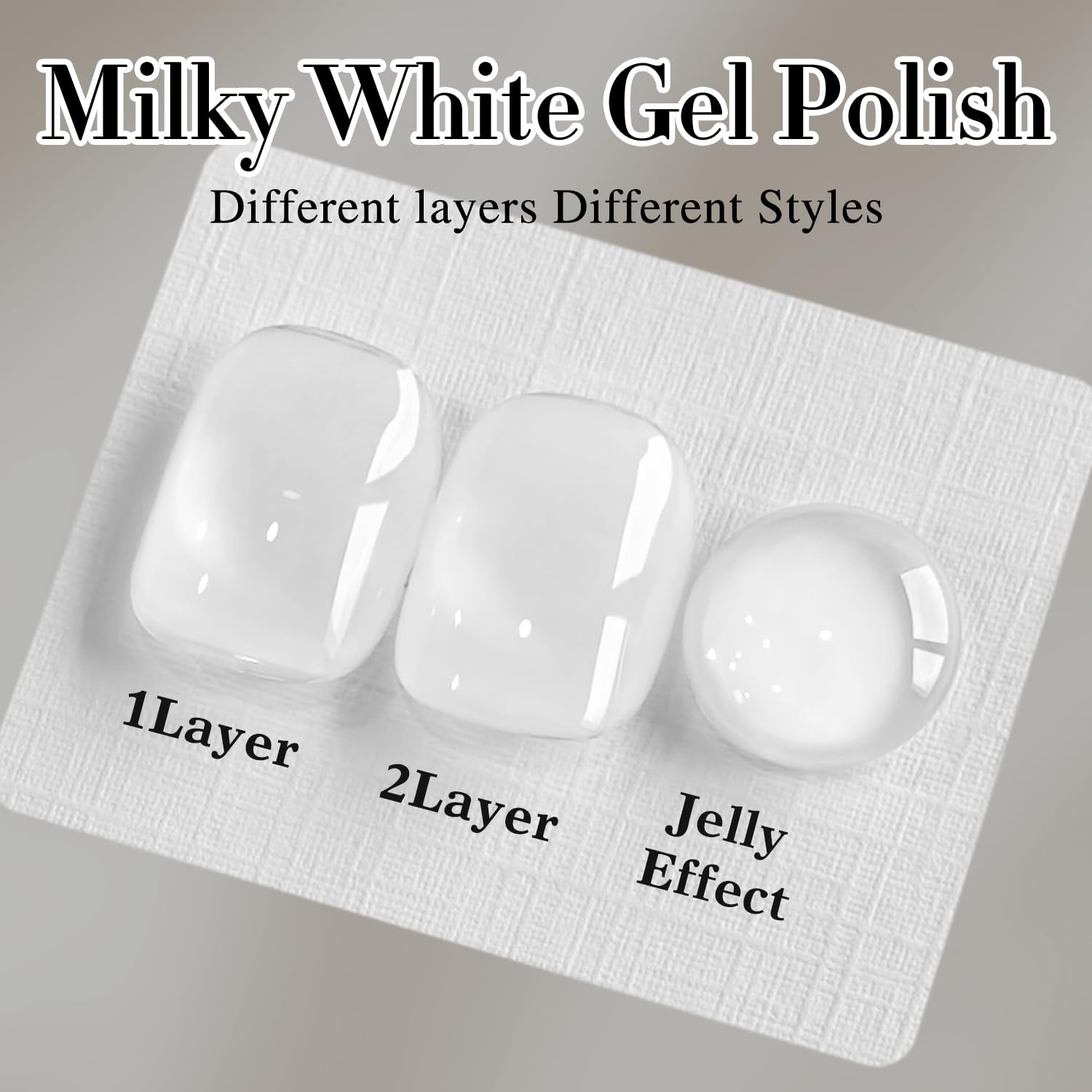 Base and top coats layer with Double Rhythm gel system for lasting wear.