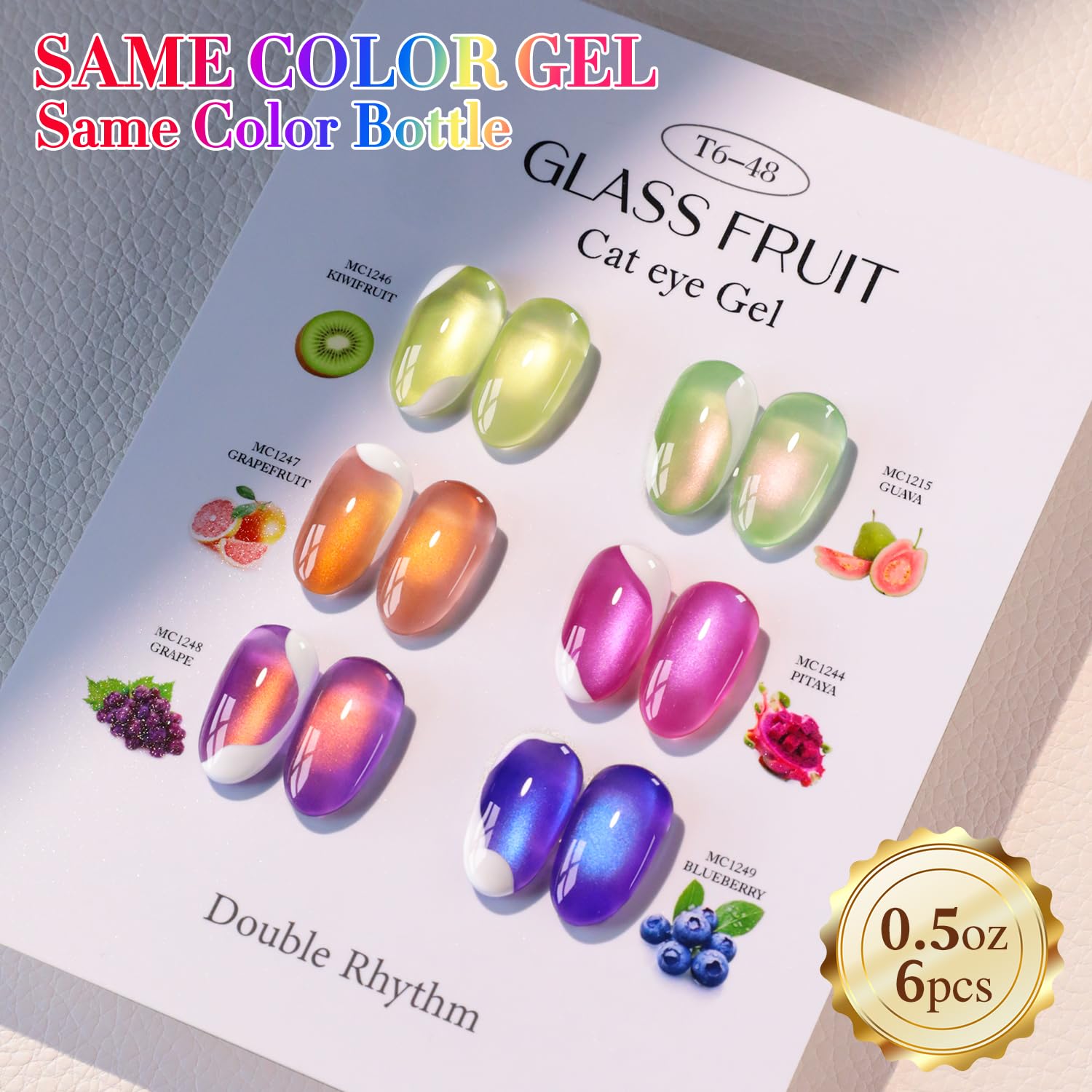 Double Rhythm beginner-friendly gel polish with easy, smooth pigment application