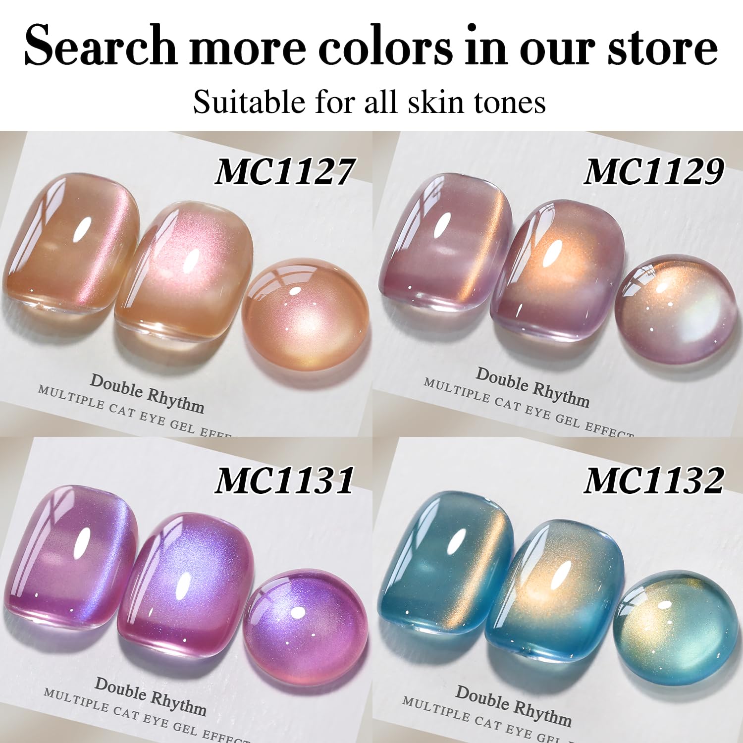 Beginner-friendly Double Rhythm gel polish for simple at-home nail art.