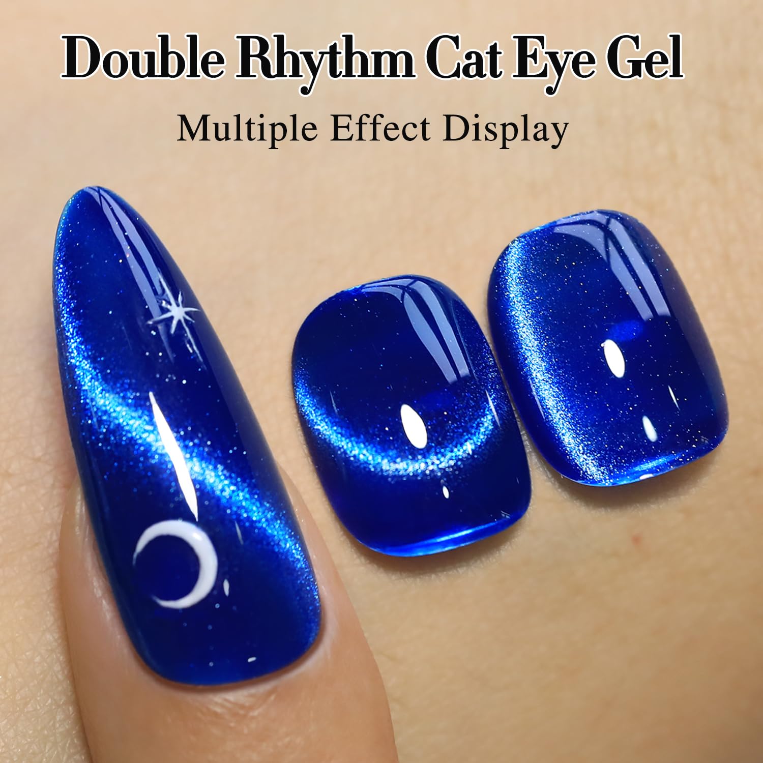 Double Rhythm 15 ml cat eye gel bottle with vivid jelly color