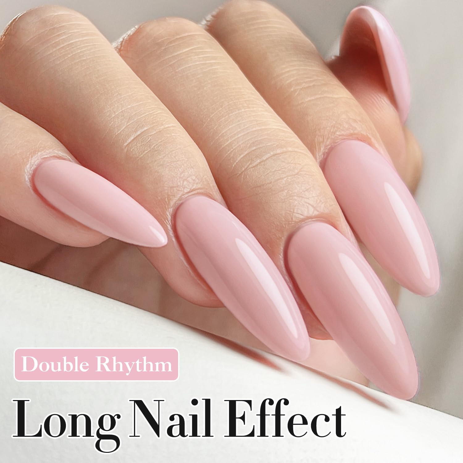 Double Rhythm color swatch displaying a versatile sheer shade for various looks.
