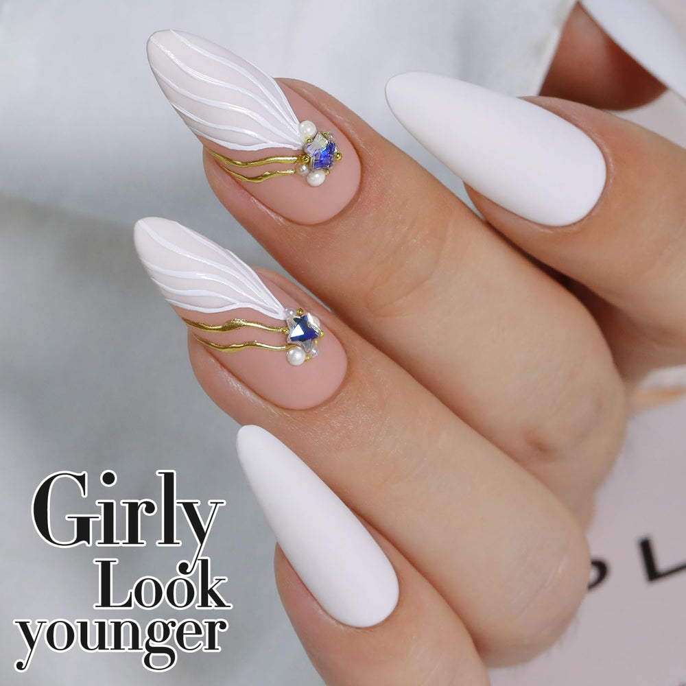At-home manicure setup with Double Rhythm gel polish kit