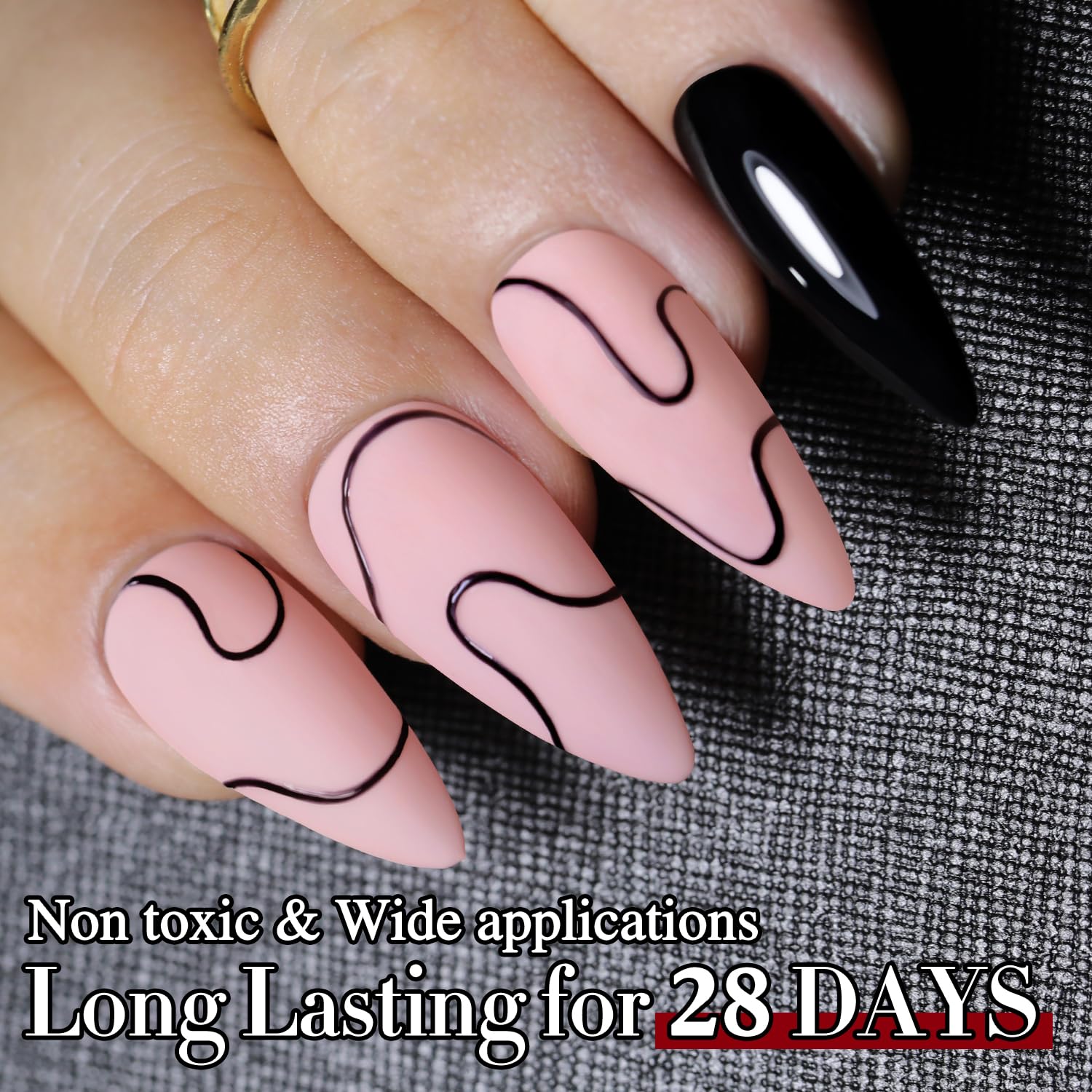At-home nail art setup with Double Rhythm for a simple DIY manicure.