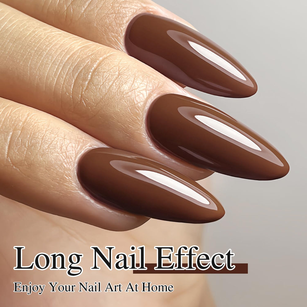 Double Rhythm gel polish brush swatch demonstrates smooth, even application.