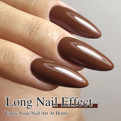 Double Rhythm gel polish brush swatch demonstrates smooth, even application.