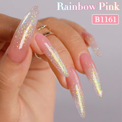 Double Rhythm Pink B1161 brush enabling smooth, even application.