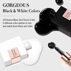 Double Rhythm gel polish after curing with a glossy, long-lasting shine.