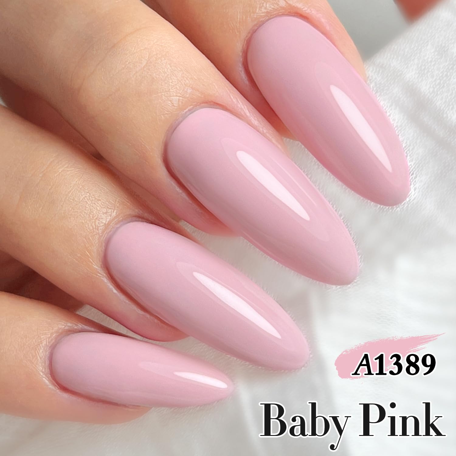 Double Rhythm long-lasting gel polish with glossy finish close-up