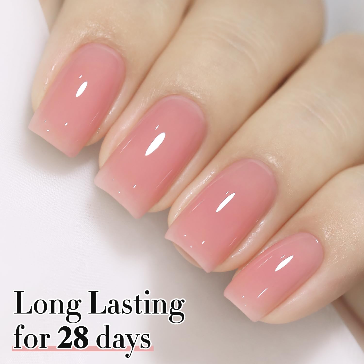 Double Rhythm Jelly Rose Pink high-gloss finish after cure