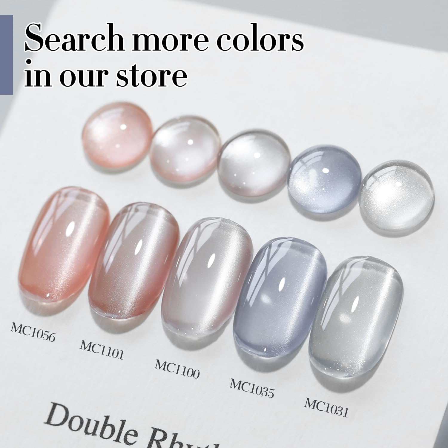 Double Rhythm LED cure process to set color quickly.
