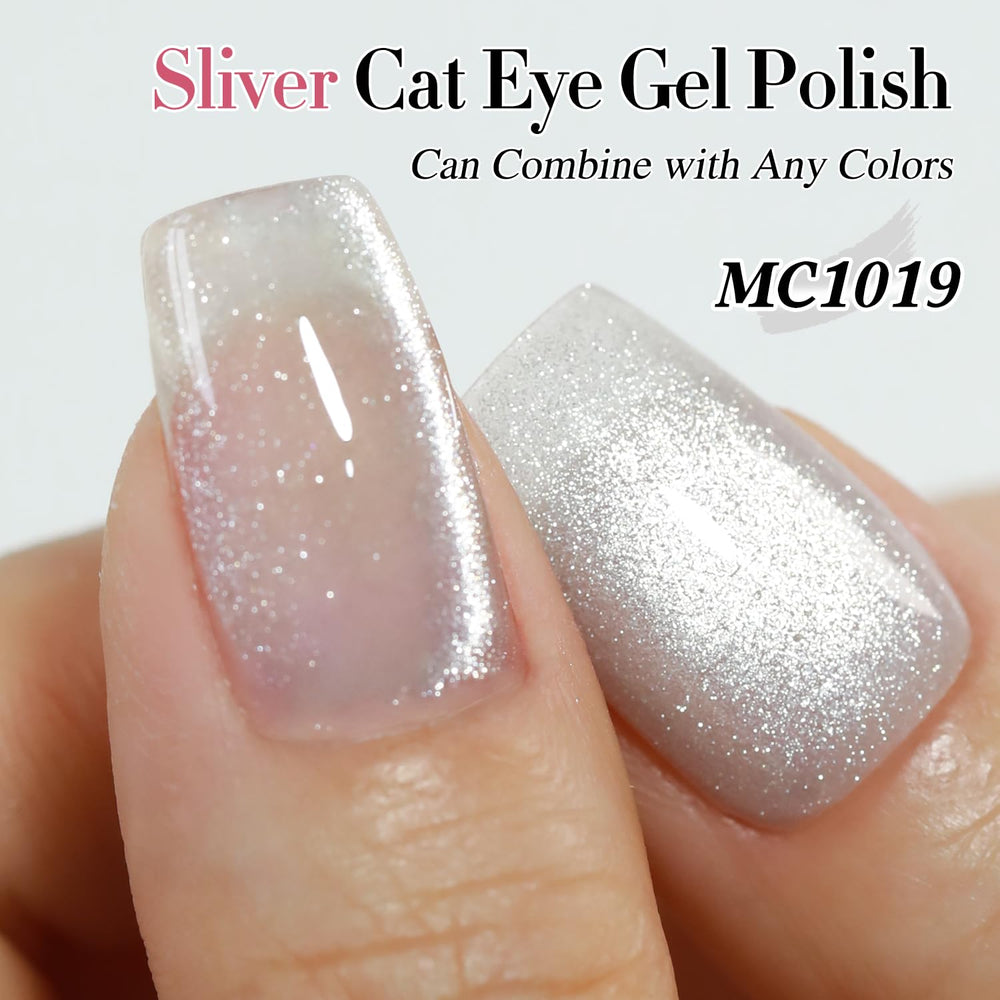 Double Rhythm magnetic tool enabling varied cat eye styles on nails