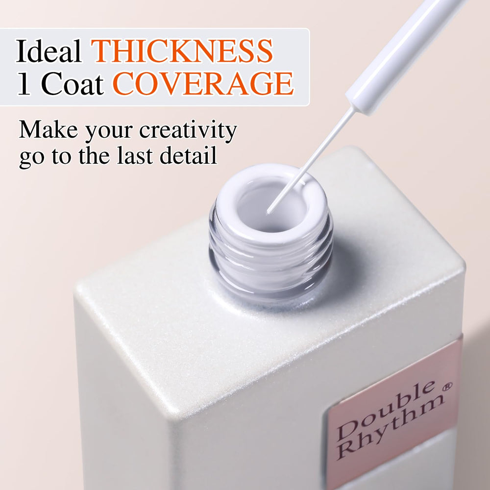 Double Rhythm striping guide for precise nail designs