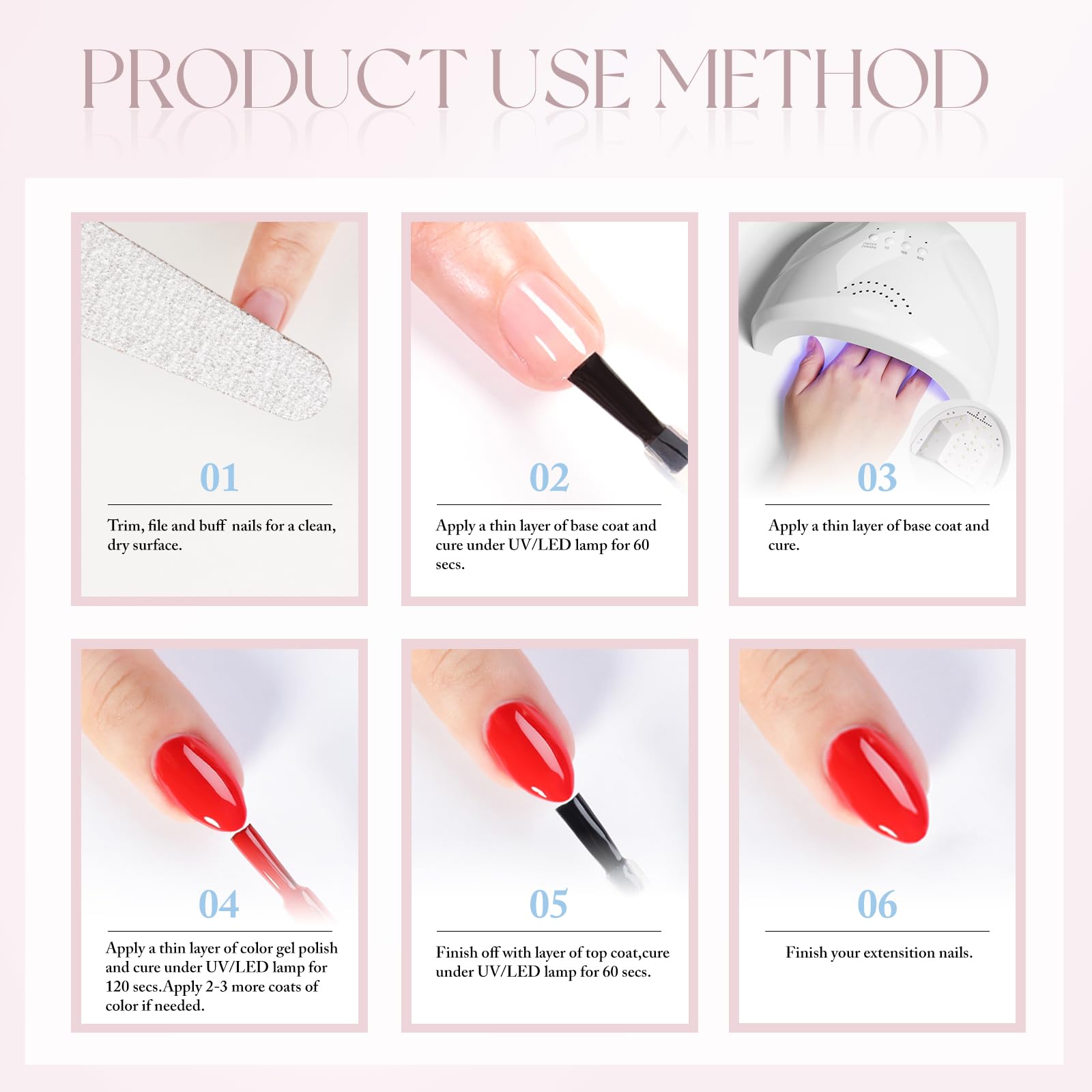 Double Rhythm 15ml navy gel polish adds depth to home manicure.