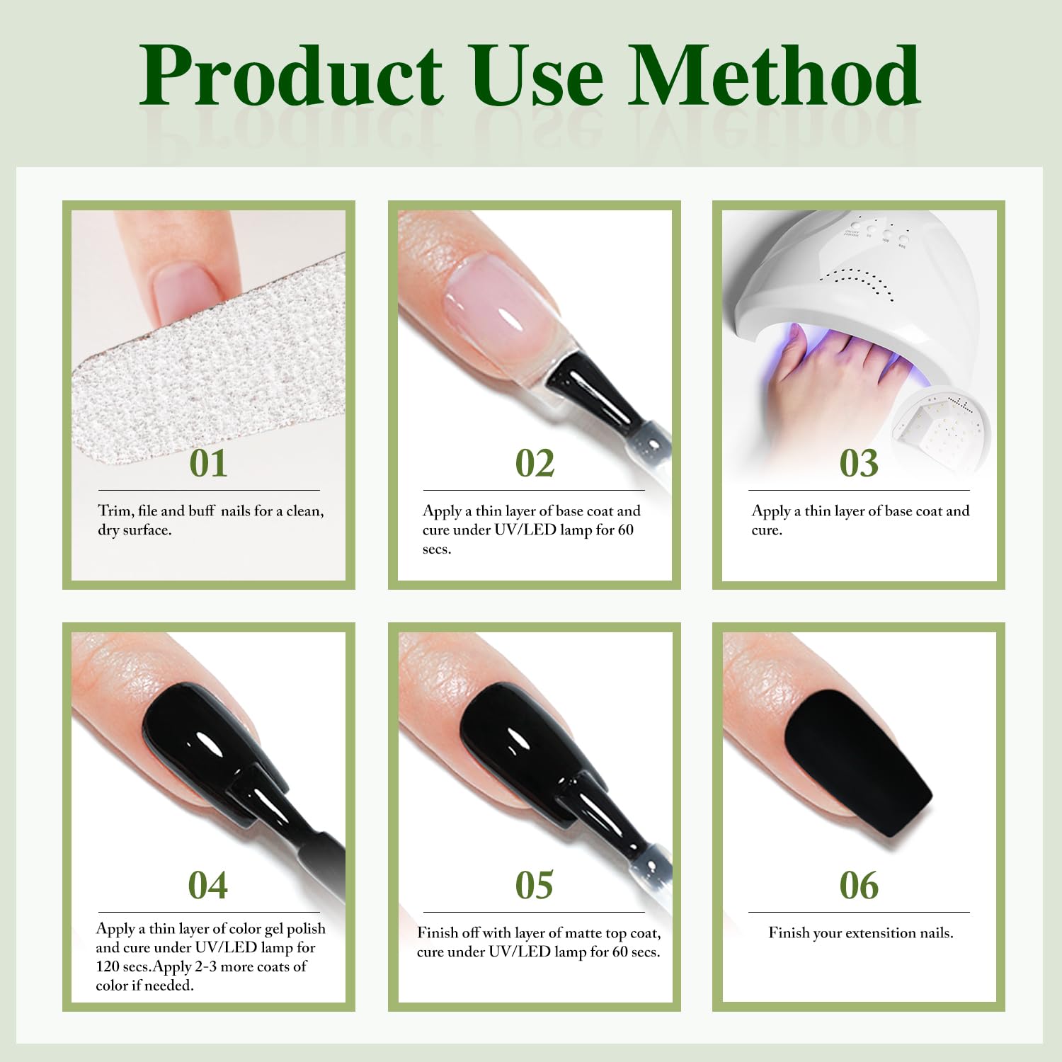 Safe low-odor formula suitable for nail art and DIY home salon.