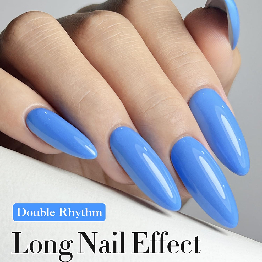 Double Rhythm same color bottle setup demonstrated for consistent shade.