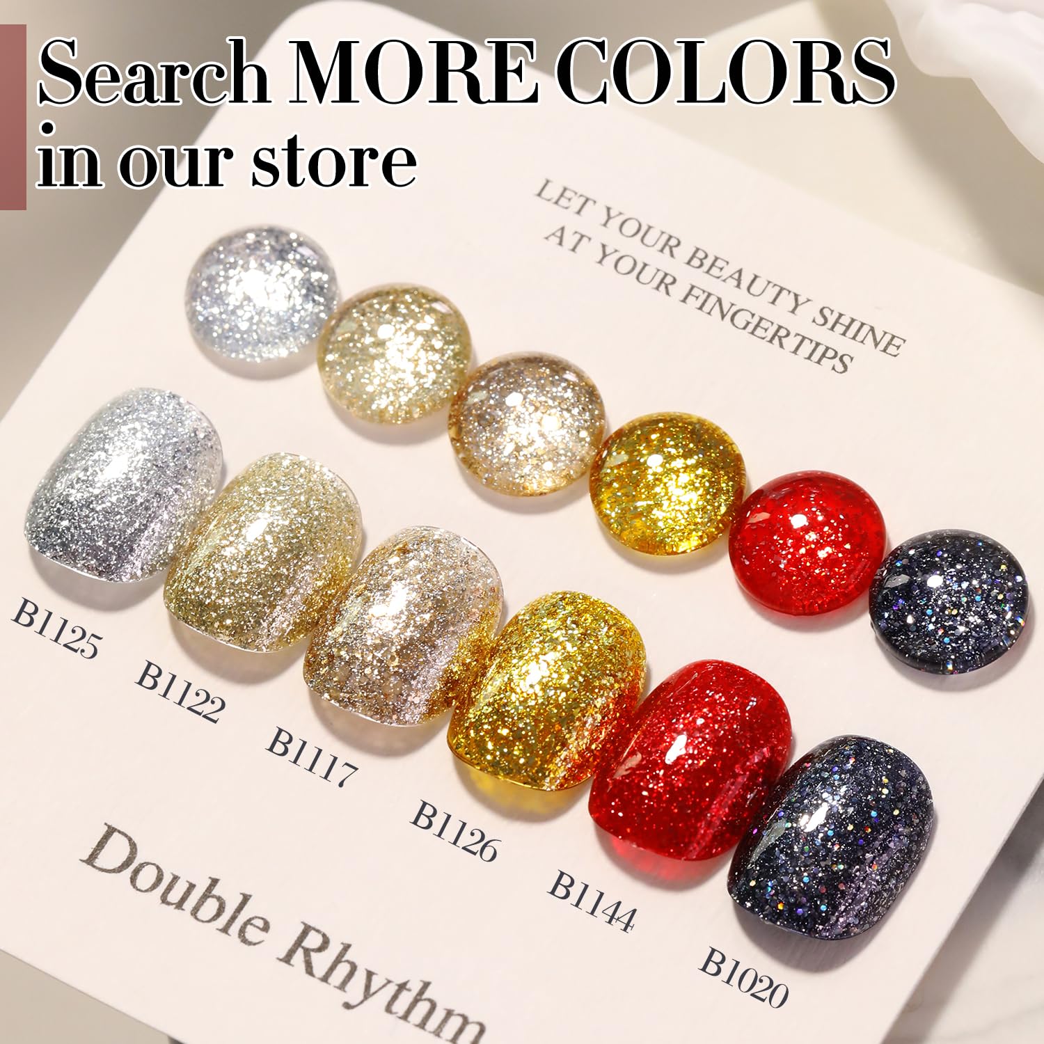 Double Rhythm top coat finish highlights high-gloss protection.