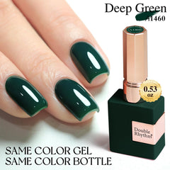 Double Rhythm top coat adds high gloss and seal for durable wear.