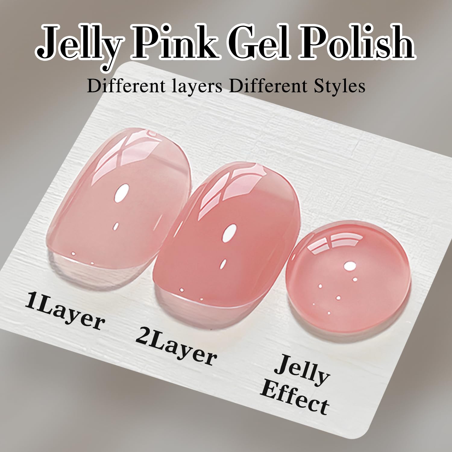 Safe, toxin-free formula label for Double Rhythm jelly polish
