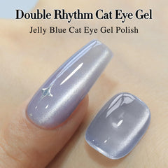 Double Rhythm translucent jelly color ready for versatile nail looks.