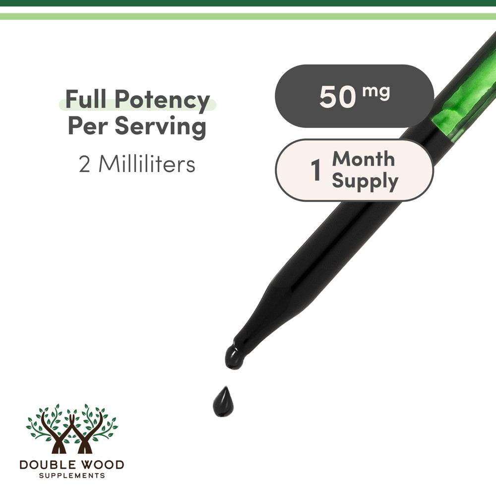Double Wood Chlorophyll packaging on a kitchen counter for everyday use