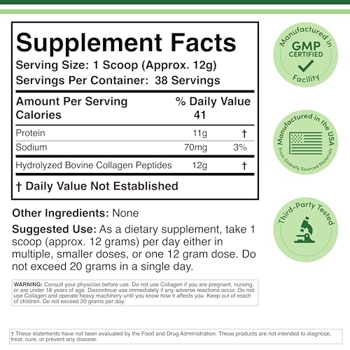 Collagen powder unflavored pour into shake for easy keto-friendly protein