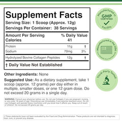Collagen powder unflavored pour into shake for easy keto-friendly protein