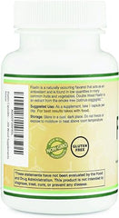 Double Wood Fisetin bottle on table demonstrates easy daily routine use.