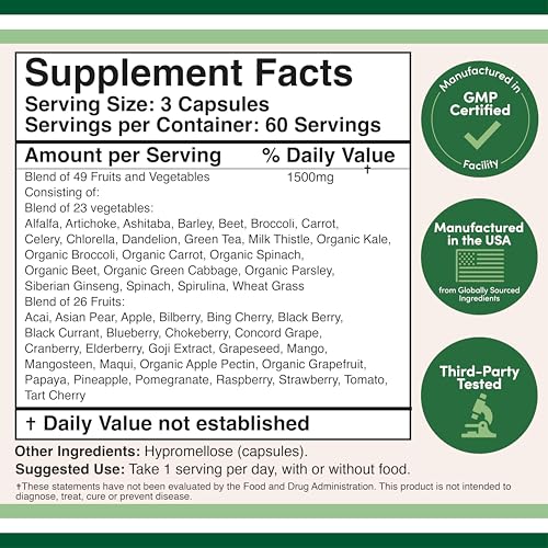 Close-up of Double Wood Daily Blend capsules highlighting vegan, non-GMO nutrition