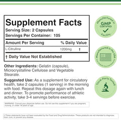 Double Wood L-Citrulline capsules closeup ideal for daily pre-workout fueling