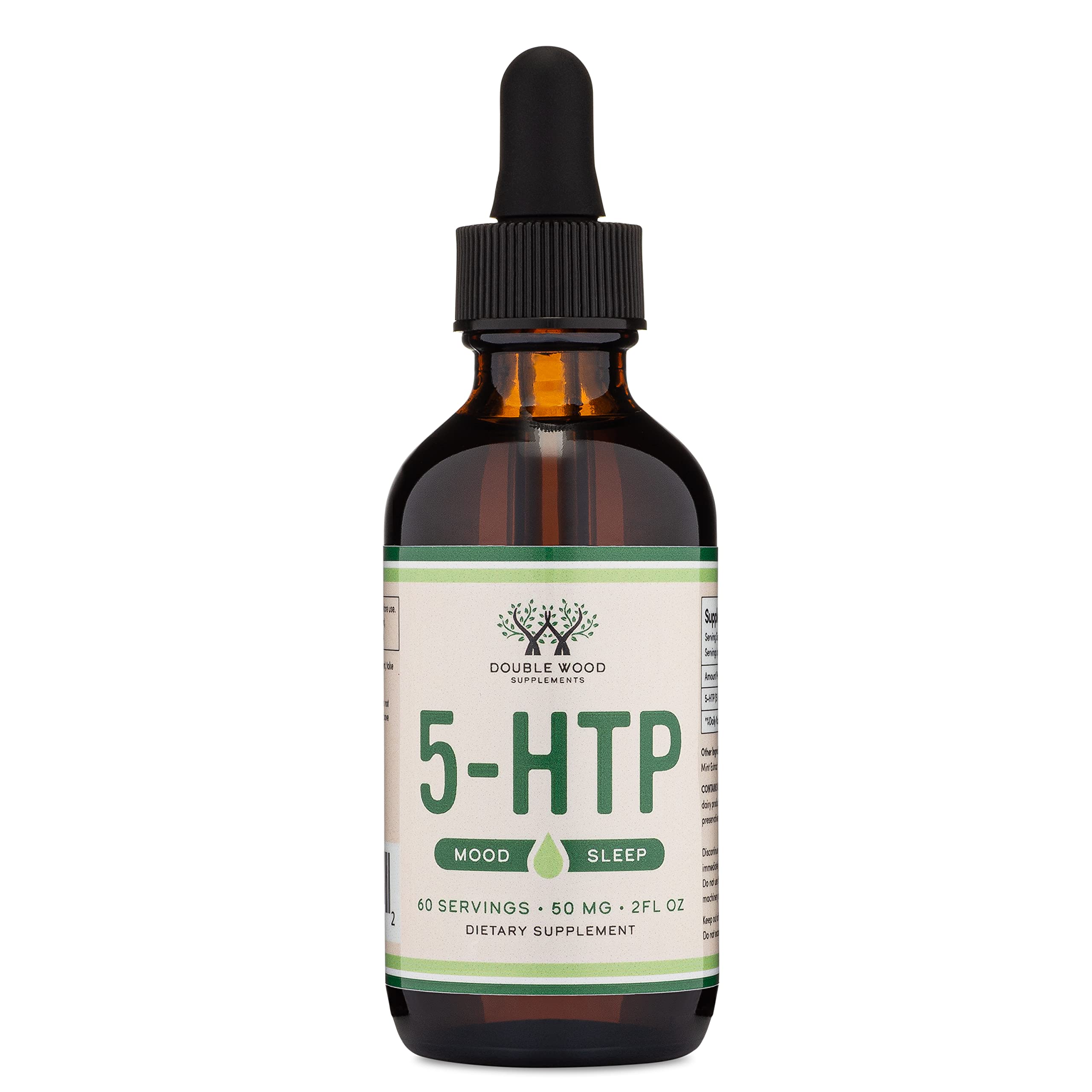 Double Wood packaging with bottle on desk conveys premium, convenient daily supplement